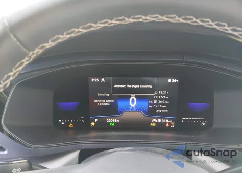 2022 Volkswagen Taos 1.5T Se z USA, uszkodzony, nr VIN 3VVYX7B23NM053626